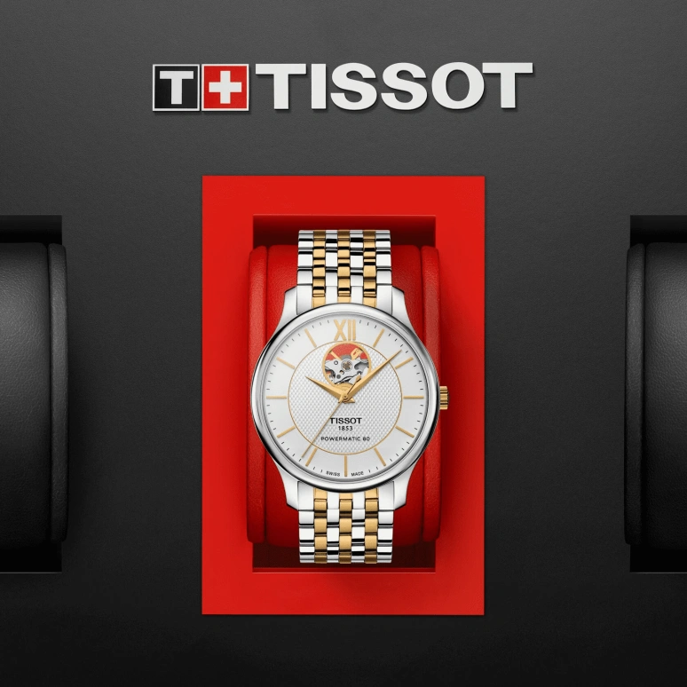 Tissot,Tradition 40mm,40mm,Stainless Steel,Silver,Automatic,80hours,Sapphire,T063,T063.907.22.038.00