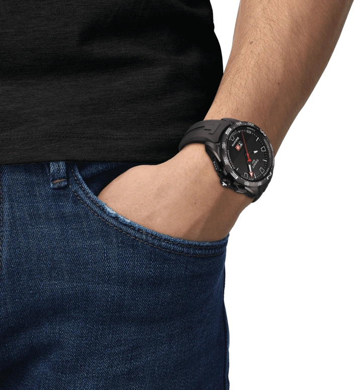 Tissot,Touch 47mm,47mm,Titanium Gold,Black,Sapphire,T121,T121.420.47.051.03