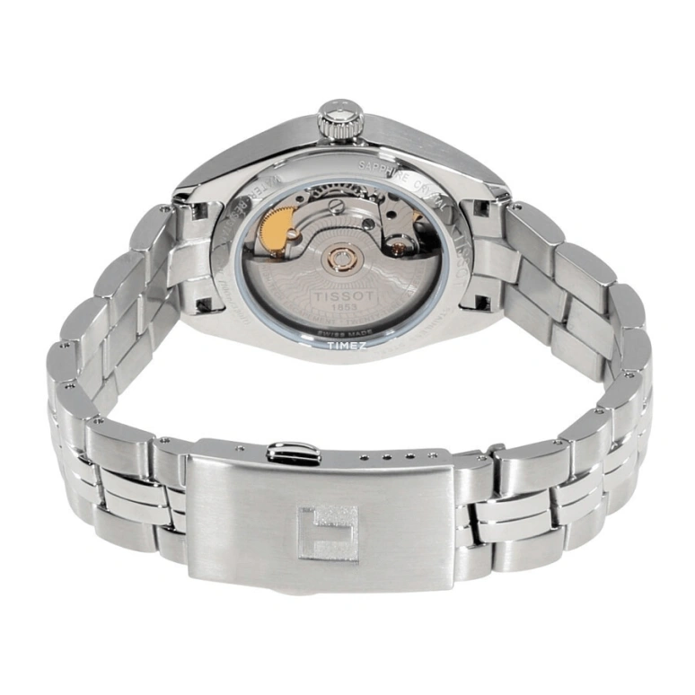 Tissot,PR 100 33mm,33mm,Stainless Steel,White,Automatic,Day,80hours,T101,T101.208.11.111.00