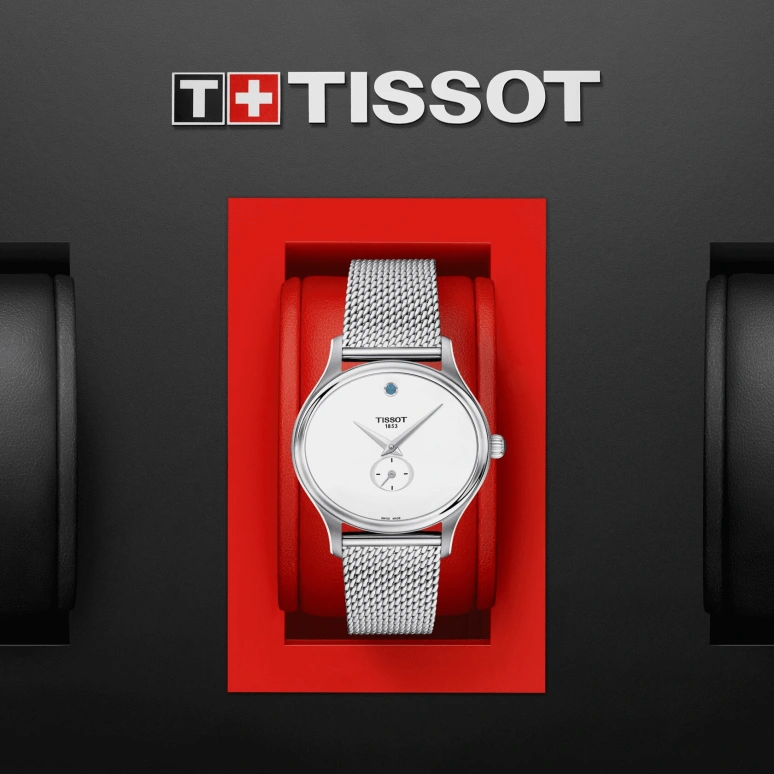 Tissot,T-Gold 31.40x28mm,31.40x28mm,Stainless Steel,White,Quartz,26280hours,Sapphire,T103,T103.310.11.031.00