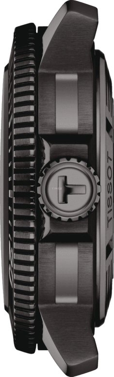 Tissot,Seastar 46mm,46mm,Ceramic,Stainless Steel,Blue,Gradient,Automatic,Day,80hours,T120,T120.607.37.041.00