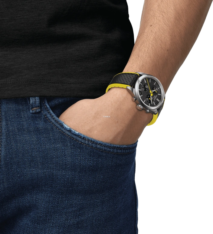 Tissot,PR 100 40mm,40mm,Stainless Steel,Black,Quartz,Chronograph,Day,T150,T150.417.11.051.00