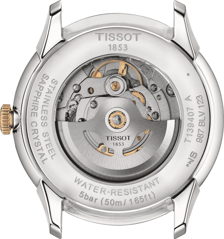 Tissot,Chemin Des Tourelles 42mm,42mm,Stainless Steel,Silver,Automatic,Day,In-house Caliber,T139,T139.407.22.038.00
