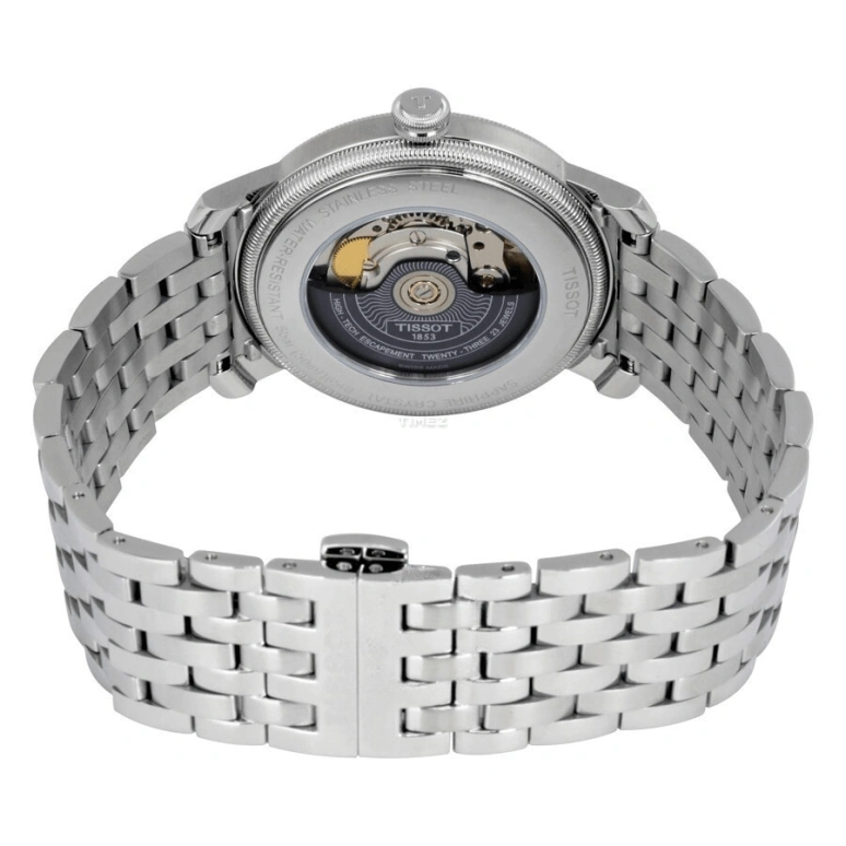Tissot,Bridgeport 40mm,40mm,Stainless Steel,Black,Automatic,Day,80hours,T097,T097.407.11.053.00