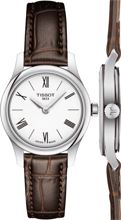 Tissot,Tradition 25mm,25mm,Stainless Steel,White,Quartz,26280hours,Sapphire,T063,T063.009.16.018.00