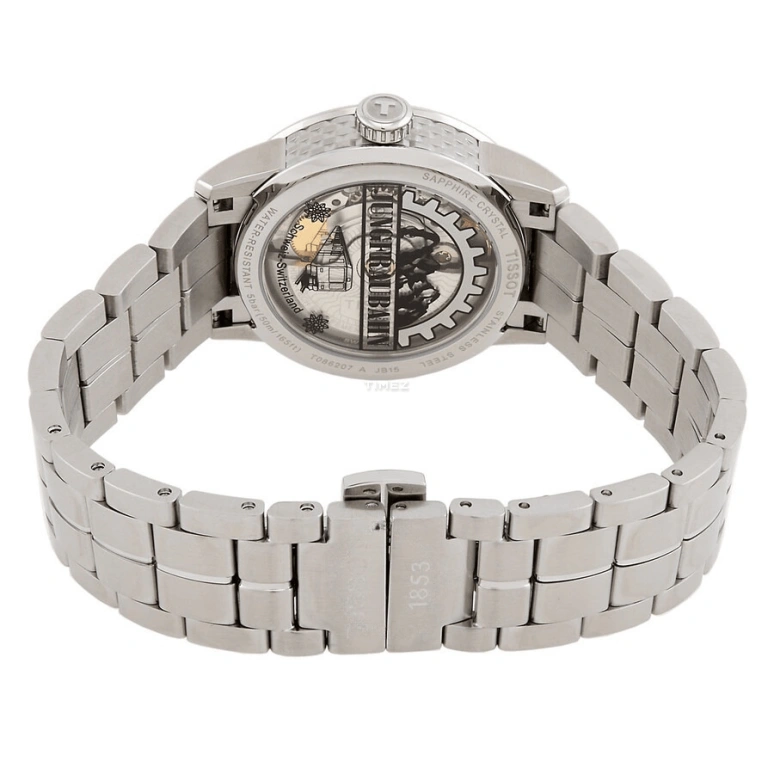Tissot,Luxury 33mm,33mm,Stainless Steel,Silver White,Automatic,Day,80hours,T086,T086.207.11.031.10