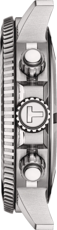 Tissot,Seastar 45.50mm,45.50mm,Stainless Steel,Red,Quartz,Chronograph,Date,Rattrapante,T120,T120.417.17.421.00