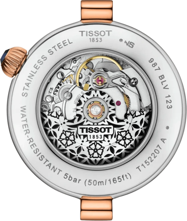 Tissot,Bellissima 28mm,28mm,Stainless Steel,White,Automatic,Day,Sapphire,Crystal Glass,T152,T152.207.22.111.00