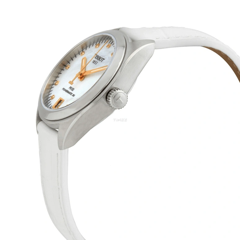 Tissot,PR 100 33mm,33mm,Stainless Steel,White,Automatic,Day,In-house Caliber,T101,T101.207.16.116.01