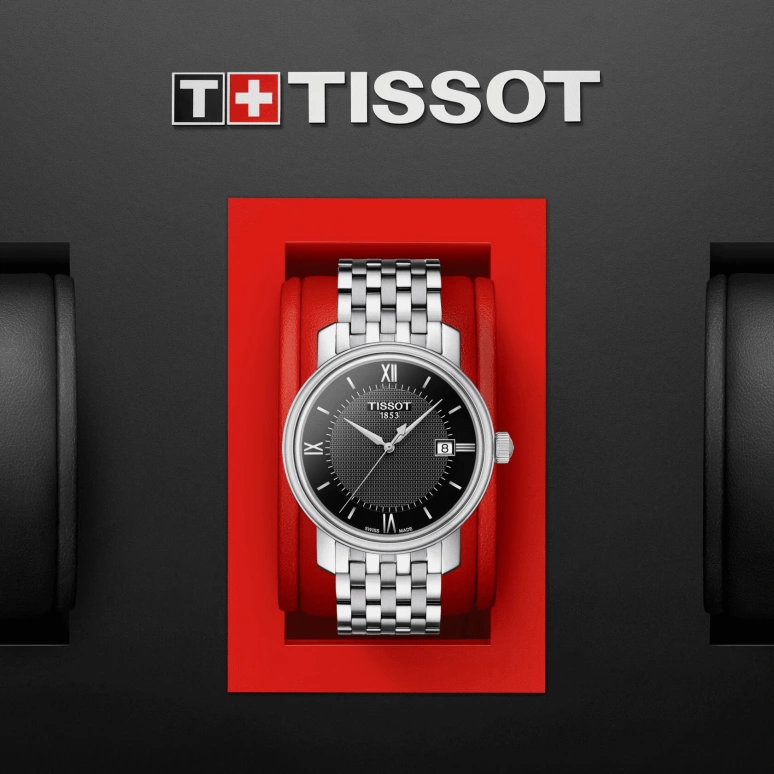 Tissot,Bridgeport 40mm,40mm,Stainless Steel,Black,Quartz,Chronograph,Date,T097,T097.410.11.058.00