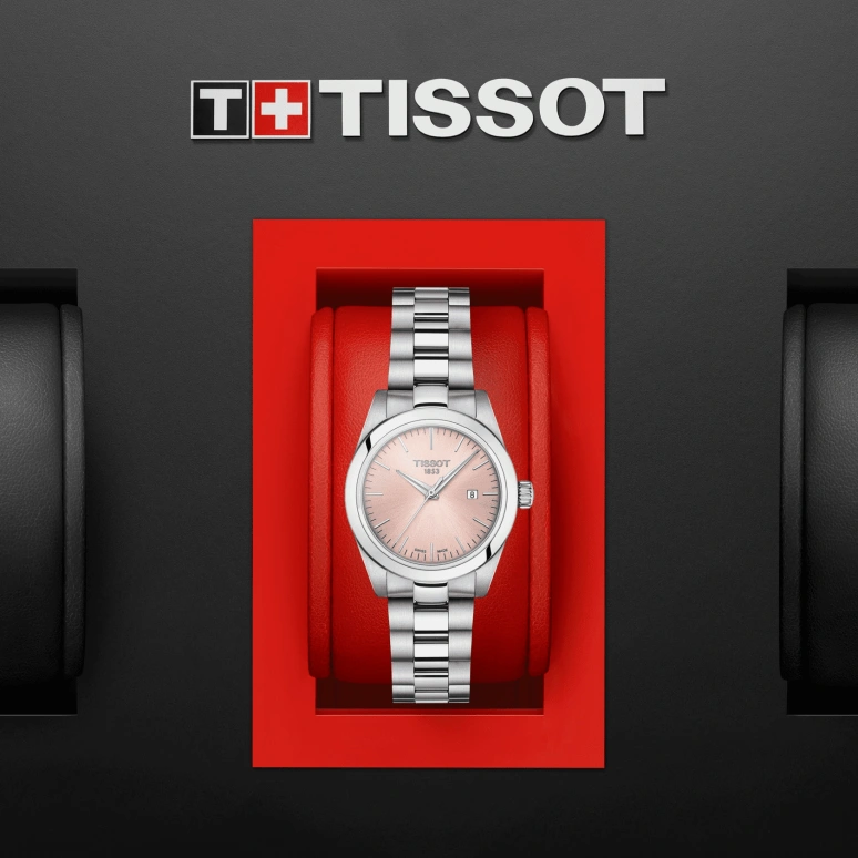 Tissot,T-Lady 29.30mm,29.30mm,Stainless Steel,Pink,Quartz,Day,26280hours,T132,T132.010.11.331.00