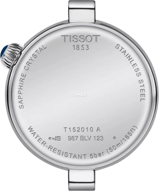 Tissot,Bellissima 28mm,28mm,Stainless Steel,Blue,Quartz,Sapphire,Glass,Round,T152,T152.010.16.038.01
