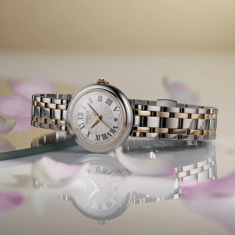 Tissot,Bellissima 26mm,26mm,Stainless Steel,White,Quartz,Day,26280hours,T1260102201301