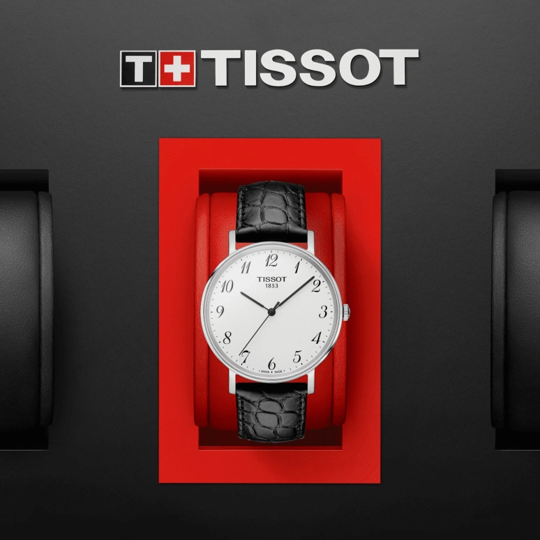 Tissot,Everytime 38mm,38mm,Stainless Steel,Silver,Quartz,Day,Sapphire,T109,T109.410.16.032.00