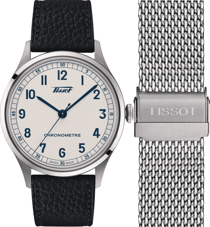 Tissot,T-Classic 39mm,39mm,Stainless Steel,Cream,Automatic,42hours,Sapphire,Crystal Glass,T142,T142.464.16.032.00
