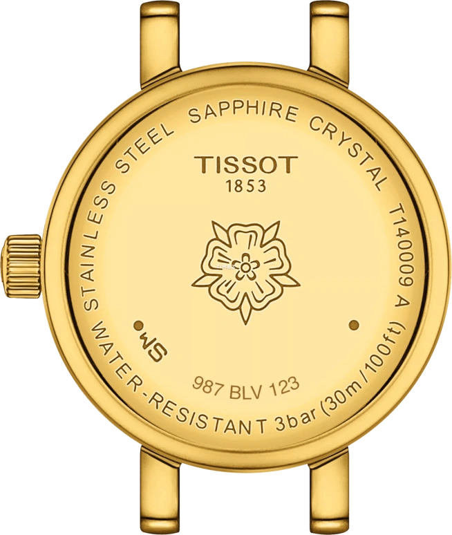Tissot,Lovely 19.50mm,19.50mm,Stainless Steel,Gold,Quartz,Sapphire,Crystal Glass,Round,T140,T140.009.63.026.00