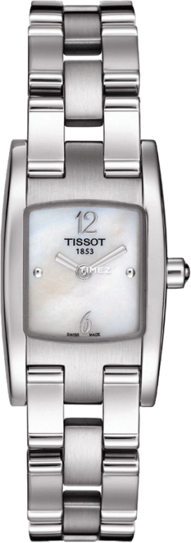 Tissot,T-Trend 20.60mm,20.60mm,Stainless Steel,Silver White,Quartz,Sapphire,Crystal Glass,T042,T042.109.11.117.00