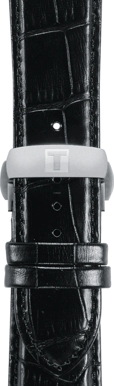 Tissot,Couturier 41mm,41mm,Stainless Steel,Black,Quartz,Chronograph,Date,Rattrapante,T035,T035.617.16.051.00