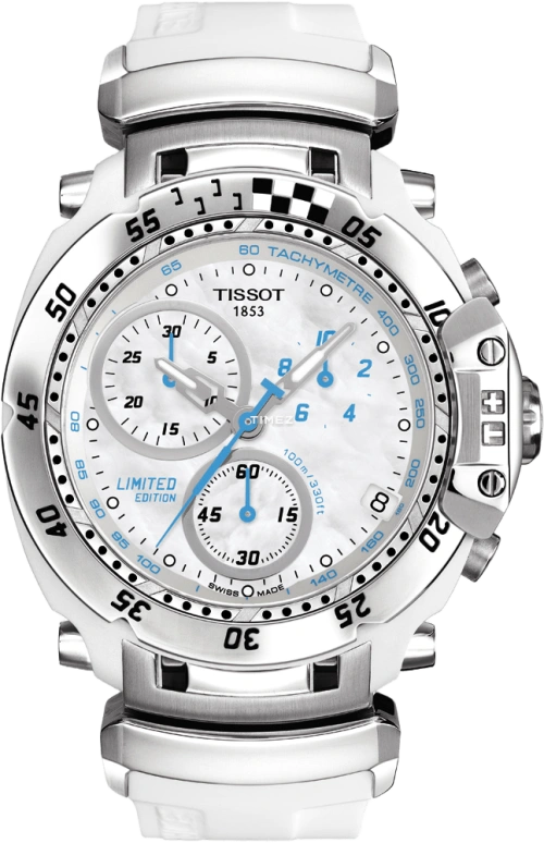 Tissot,T-Sport 43.50mm,43.50mm,Stainless Steel,White,Quartz,26280hours,Sapphire,Crystal Glass,T027,T027.417.17.111.00