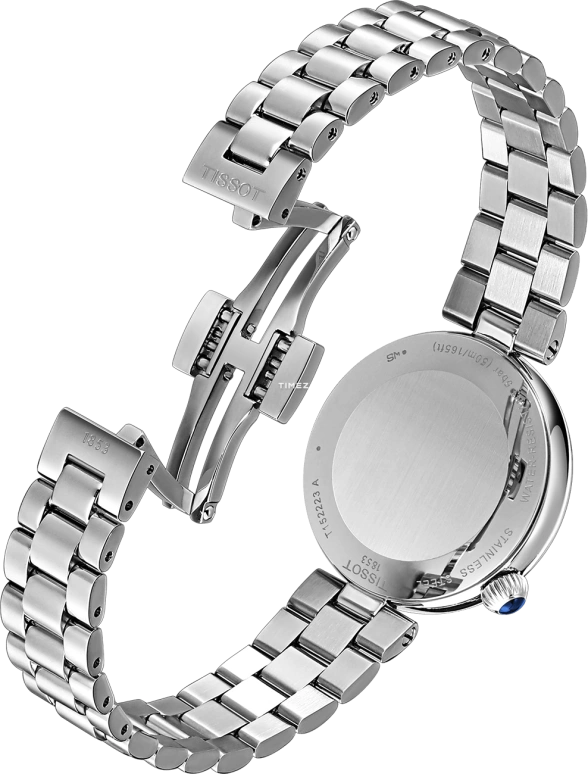 Tissot,Bellissima 29.60mm,29.60mm,Stainless Steel,Blue,Quartz,Moonphase,Day,T152,T152.223.11.496.00