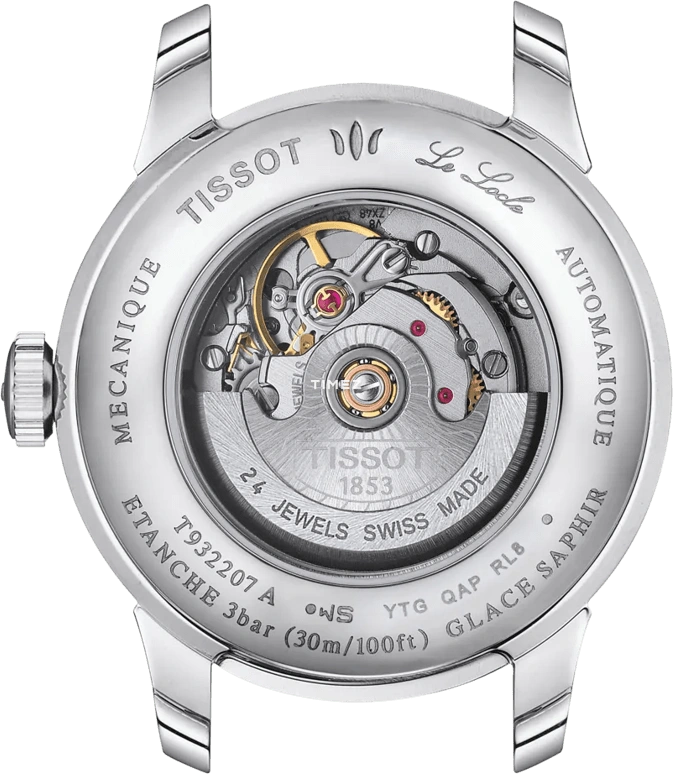 Tissot,Le Locle 29mm,29mm,Stainless Steel,Rose Gold,Blue,Automatic,Day,Sapphire,Crystal Glass,T932,T932.207.46.046.00