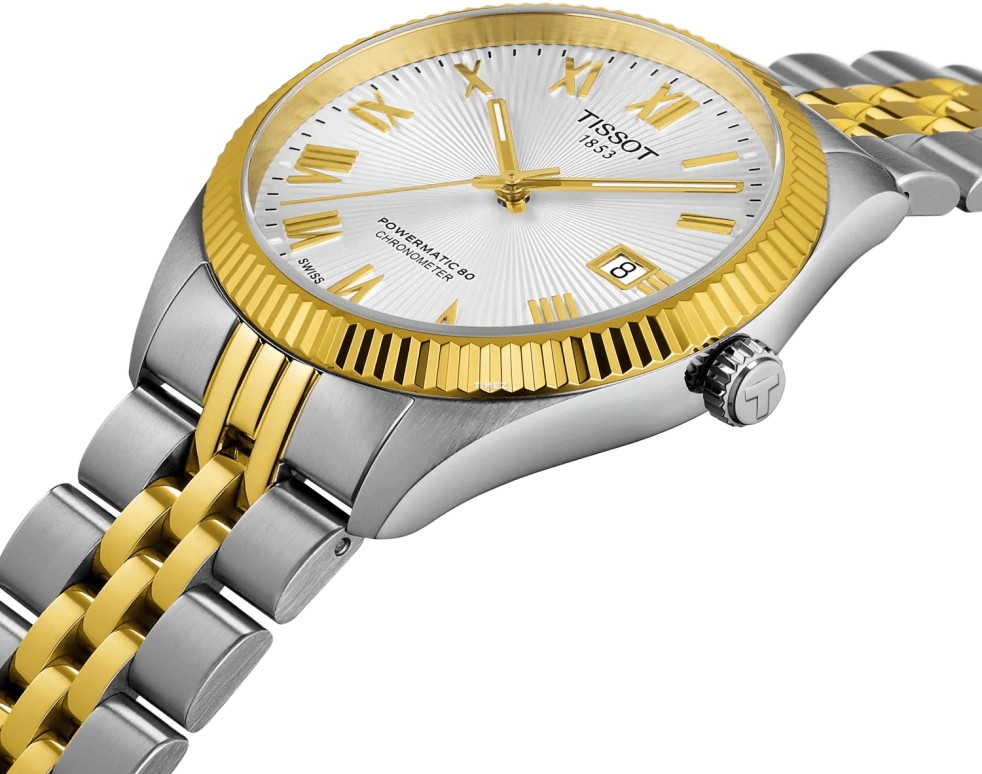 Tissot,Ballade 39mm,39mm,Stainless Steel,Silver,Automatic,Day,Sapphire,Crystal Glass,T156,T156.408.22.033.00