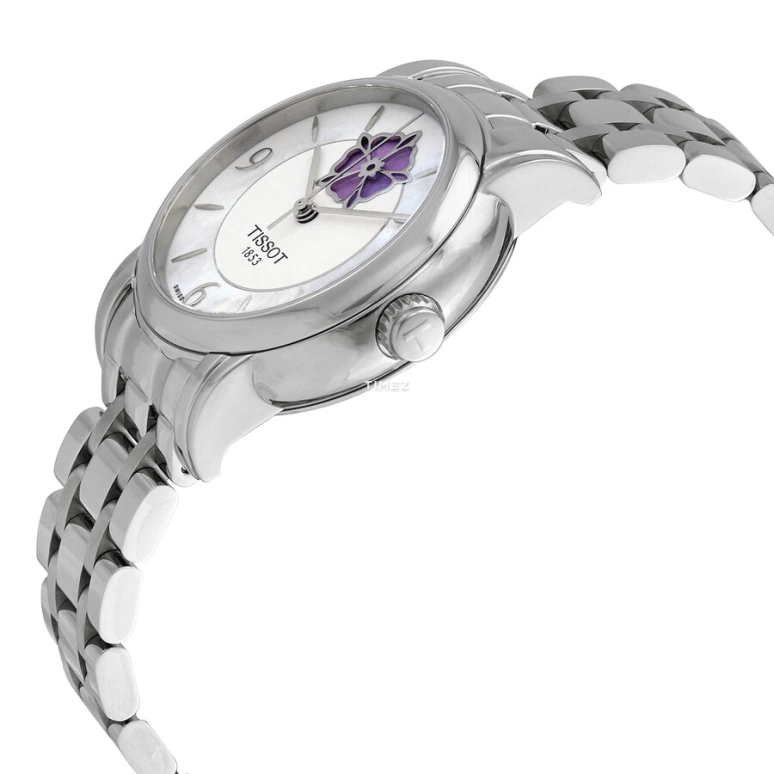 Tissot,T-Lady 35mm,35mm,Stainless Steel,White,Automatic,80hours,Sapphire,T0502071111705