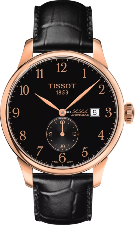 Tissot,Le Locle 39.30mm,39.30mm,Stainless Steel,Black,Automatic,Day,42hours,T0064283605200