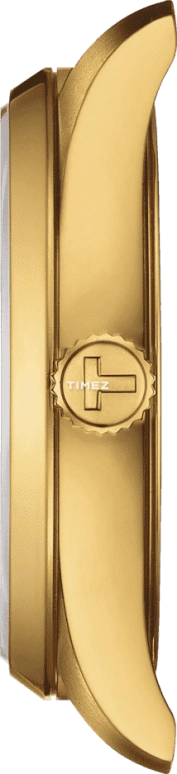 Tissot,PR 100 34mm,34mm,Stainless Steel,Gold,Quartz,Day,Sapphire,Crystal Glass,T150,T150.210.33.021.00
