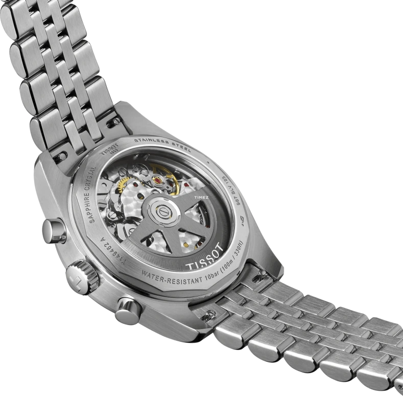 Tissot,PR 516 41mm,41mm,Stainless Steel,White,Automatic,Chronograph,Day,T149,T149.462.11.011.00
