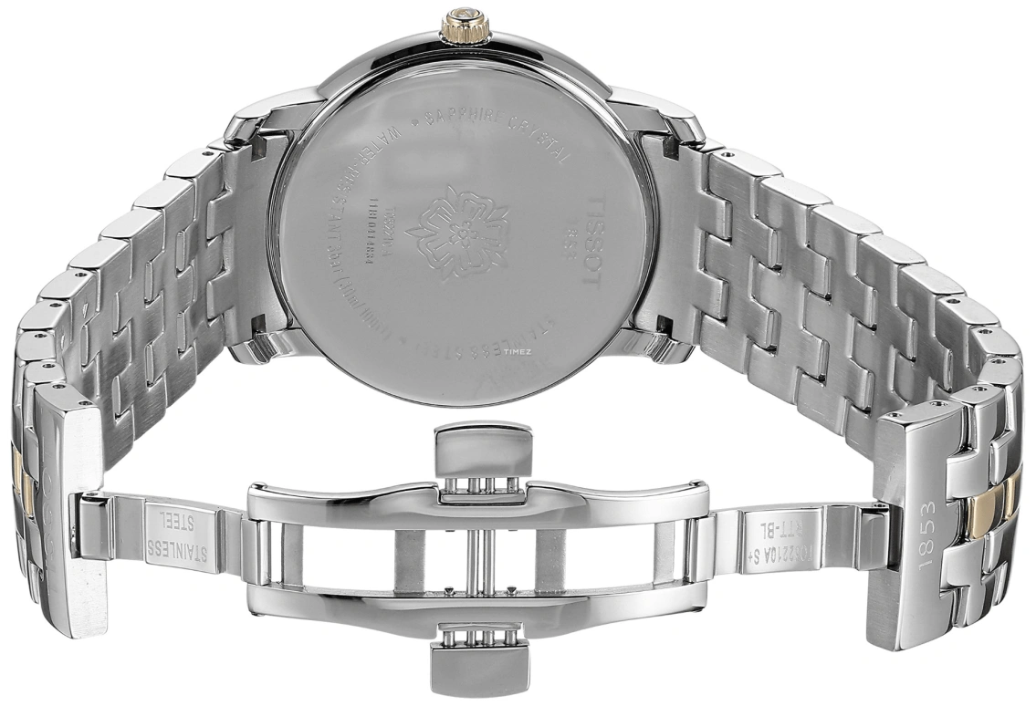 Tissot,T-Lady 38mm,38mm,Stainless Steel,White,Quartz,26280hours,Sapphire,Crystal Glass,T052,T052.210.22.037.00