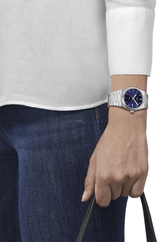 Tissot,PRX 35mm,35mm,Stainless Steel,Blue,Quartz,Date,Sapphire,T137,T137.210.11.041.00