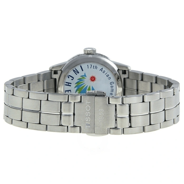 Tissot,Luxury 33mm,33mm,Stainless Steel,Silver White,Automatic,Day,Sapphire,Crystal Glass,T086,T086.207.11.111.01