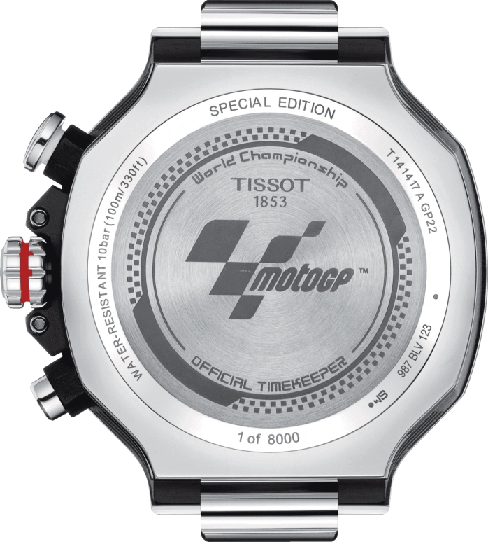 Tissot,T-Race 45mm,45mm,Aluminium,Stainless Steel,Black,Quartz,Chronograph,Day,T141,T141.417.11.057.00
