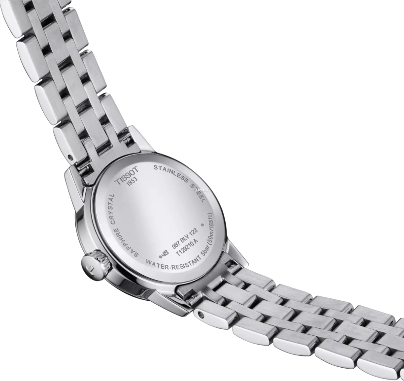 Tissot,T-Classic 28mm,28mm,Stainless Steel,White,Quartz,Day,Sapphire,T129,T129.210.11.013.00
