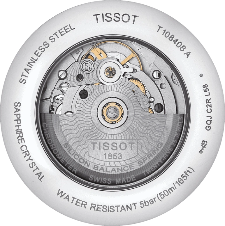 Tissot,Ballade 39mm,39mm,Stainless Steel,Black,Automatic,Date,80hours,T108,T108.408.16.057.00