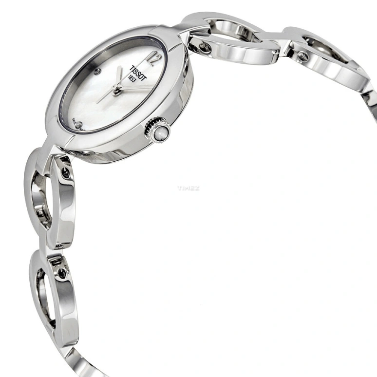 Tissot,T-Lady 27.95mm,27.95mm,Stainless Steel,White,Quartz,26280hours,Sapphire,Crystal Glass,T084,T084.210.11.116.01