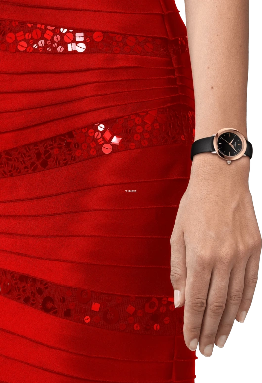 Tissot,Glendora Lady 33mm,33mm,Stainless Steel,Black,Quartz,Day,Sapphire,Crystal Glass,T9292104605100