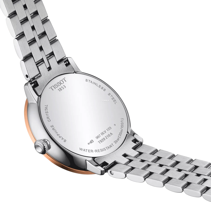 Tissot,Glendora Lady 33mm,33mm,Stainless Steel,Blue,Quartz,Day,Sapphire,T929,T929.210.41.046.00