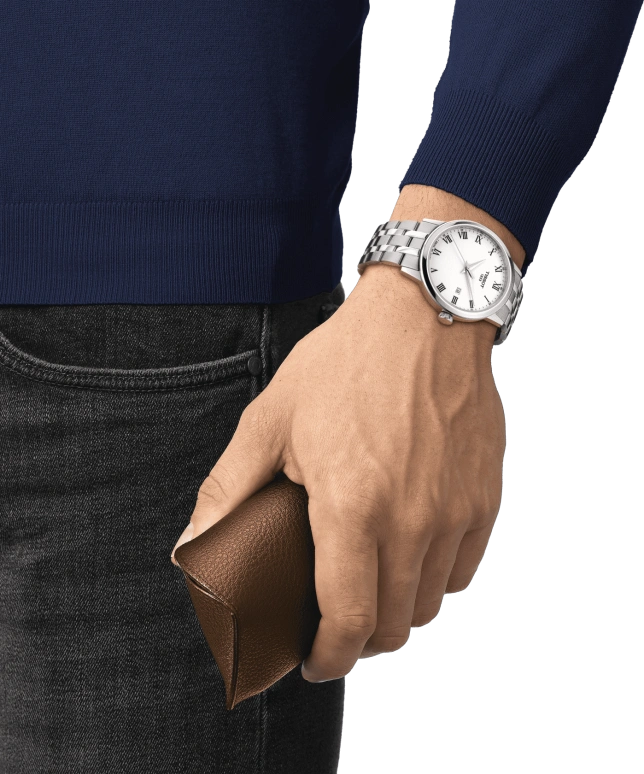 Tissot,Dream 42mm,42mm,Stainless Steel,White,Quartz,Day,Sapphire,Crystal Glass,T129,T129.410.11.013.00