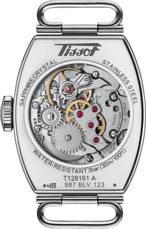 Tissot,Heritage 30.10mm,30.10mm,Stainless Steel,Silver,Handwound,48hours,Sapphire,T128,T128.161.16.012.00