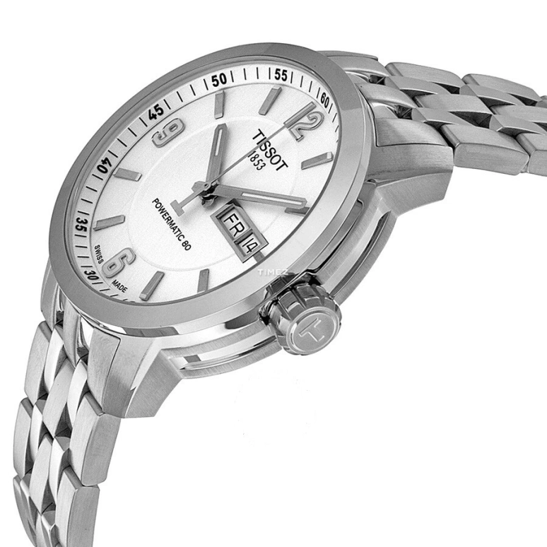 Tissot,PRC 200 39mm,39mm,Stainless Steel,White,Automatic,Date,Day,T055,T055.430.11.017.00