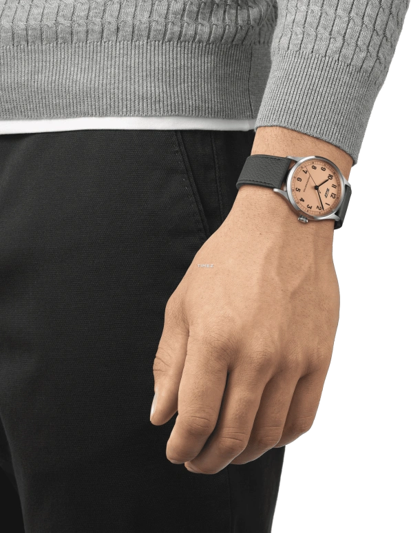 Tissot,T-Classic 39mm,39mm,Stainless Steel,Pink,Automatic,In-house Caliber,Sapphire,Crystal Glass,T142,T142.464.16.332.00