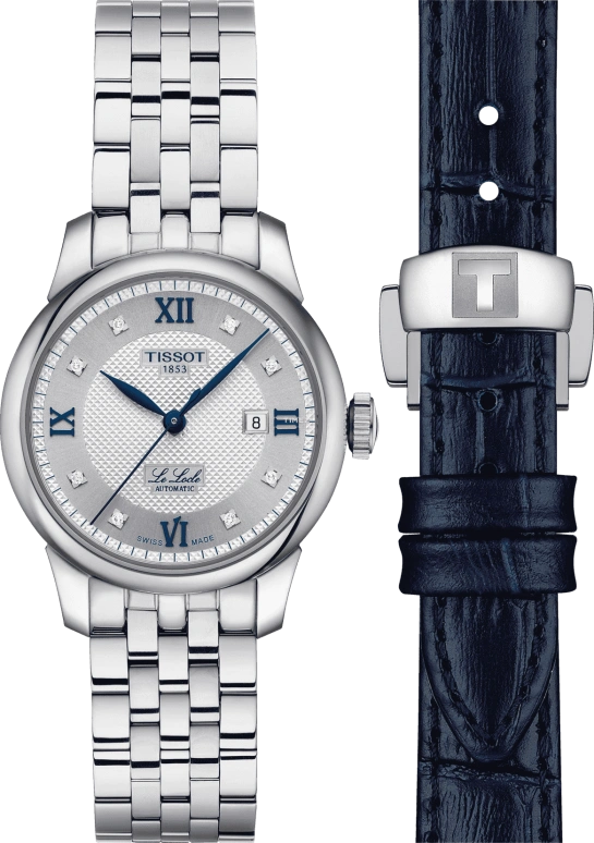 Tissot,Le Locle 29mm,29mm,Stainless Steel,Silver,Automatic,Day,38hours,T006,T006.207.11.036.01