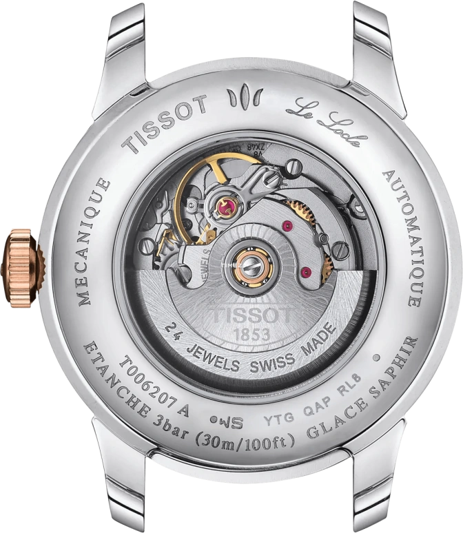 Tissot,Le Locle 29mm,29mm,Stainless Steel,Green,Automatic,Day,Sapphire,Crystal Glass,T006,T006.207.22.096.00