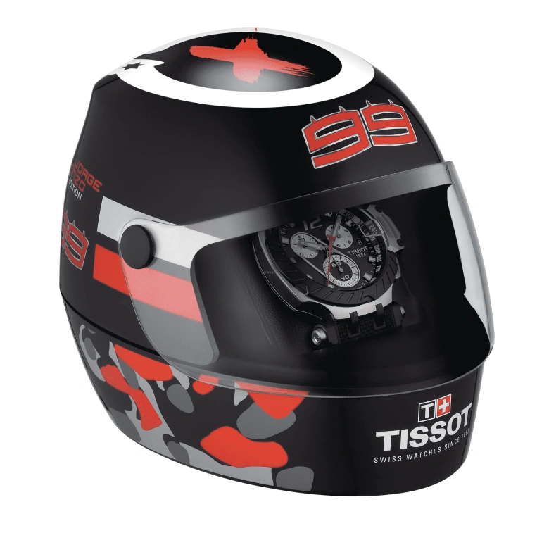 Tissot,T-Race 43mm,43mm,Stainless Steel,Black,Quartz,Chronograph,Day,T115,T115.417.27.057.00