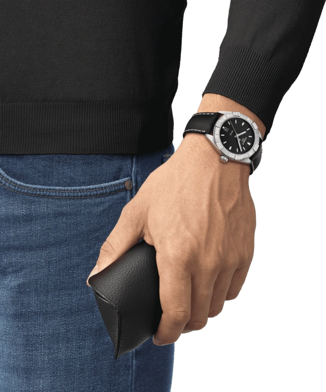 Tissot,PR 100 42mm,42mm,Stainless Steel,Black,Quartz,Date,Sapphire,T101,T101.610.16.051.00