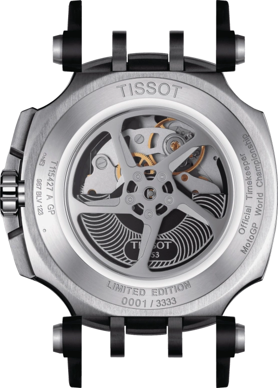 Tissot,T-Race 48.80mm,48.80mm,Stainless Steel,Black,Automatic,Chronograph,Date,Anti-magnetic,T115,T115.427.27.057.01