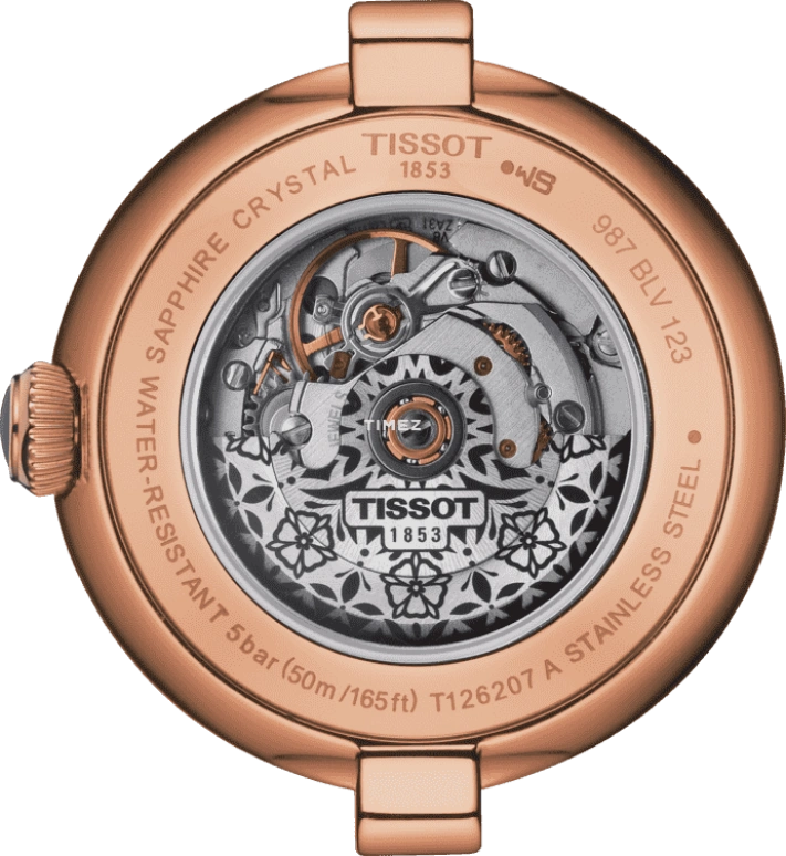 Tissot,Bellissima 29mm,29mm,Stainless Steel,White,Automatic,Day,48hours,T126,T126.207.66.113.00