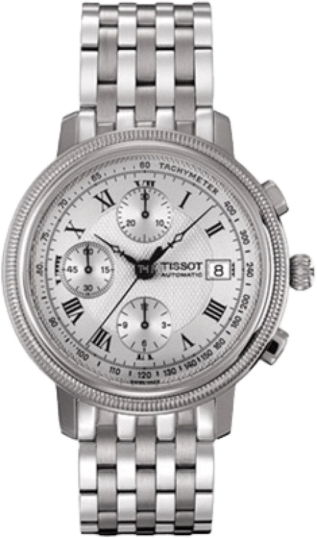 Tissot,Bridgeport 42mm,42mm,Stainless Steel,Silver,Automatic,Chronograph,Day,T045,T045.427.11.033.00